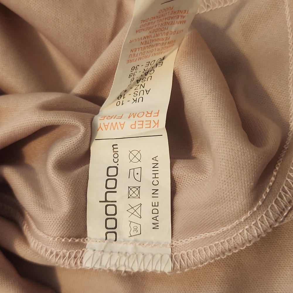 Boohoo Blush Floral Pink Dress - Picture 7 of 7